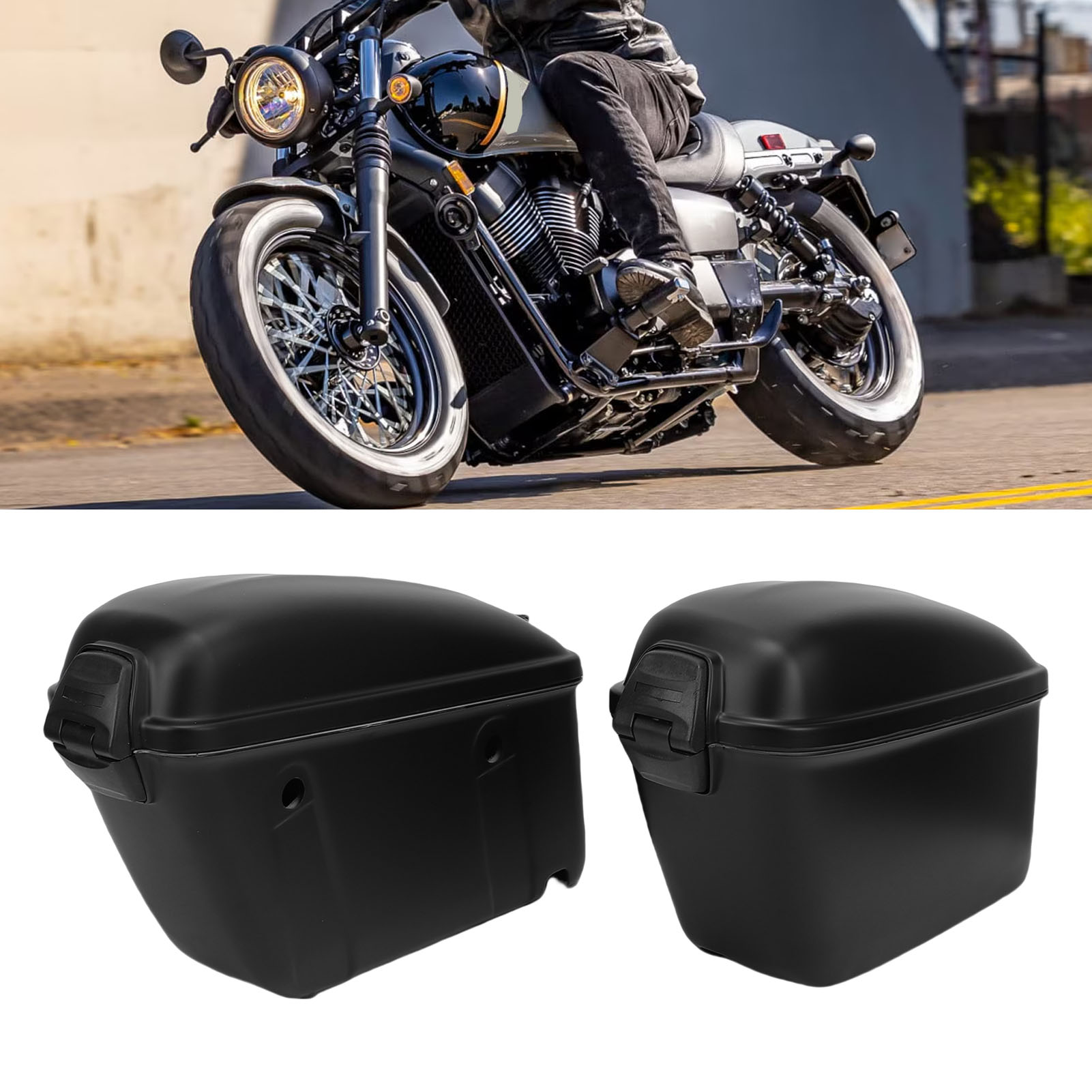 Motorcycle Gear Backpack - 22L Motocyklowe Twarde Torby Boczne z